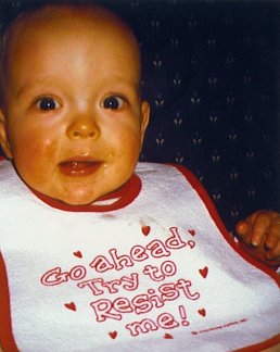 baby with bib