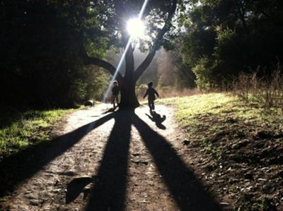 Kids club taking a afternoon hike!