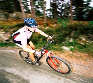 woman cyclist