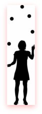 juggling woman
