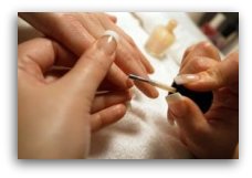 pamper yourself with a manicure
